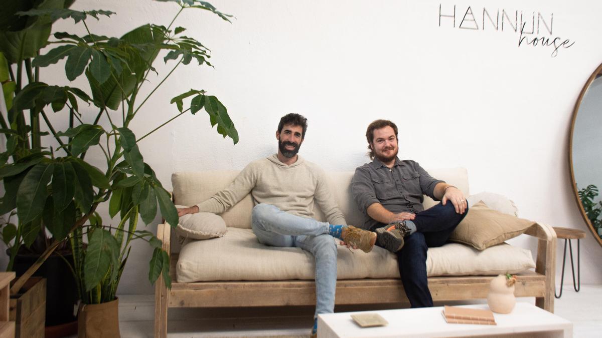 Maurici Badía y Joan Álvarez, fundadores y CEO de Hannun, empresa de muebles sostenibles.