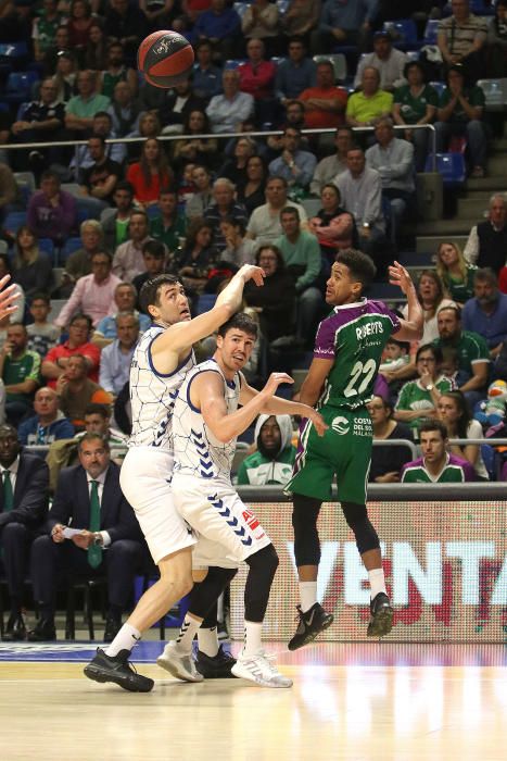 El equipo malagueño aprovecha la visita del colista de la ACB, con el peor ataque de la Liga, para lamer las heridas producidas por el Alba con un triunfo cómodo y liderado por Roberts y Dani Díez