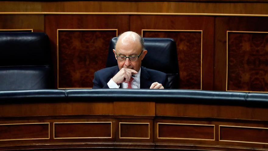 Cristóbal Montoro en el Congreso de los Diputados // Agencias