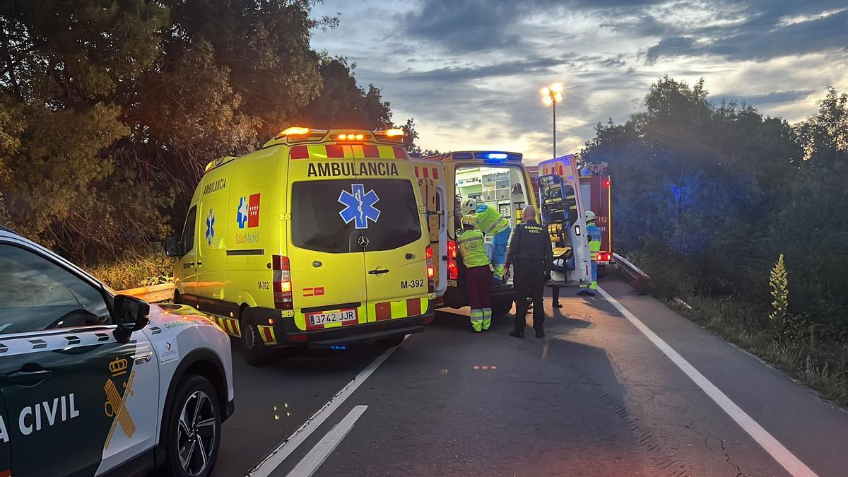 Mueren cuatro mujeres, tres de ellas menores, en un accidente en Collado Villalba (Madrid)