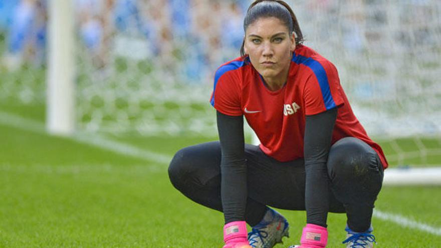 Hope Solo en las Olimpiadas de Río 2016.