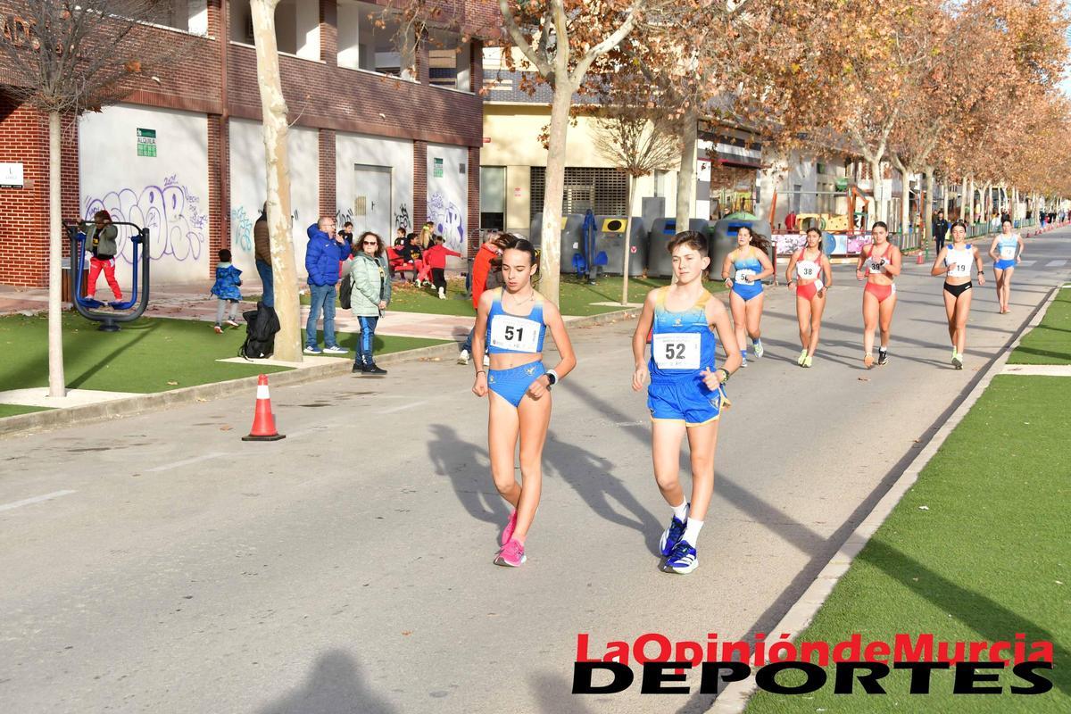 Carrera regional de marcha en Jumilla.