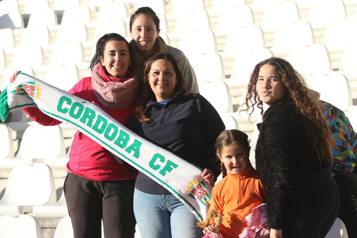 La afición blanquiverde en el Córdoba-Albacete