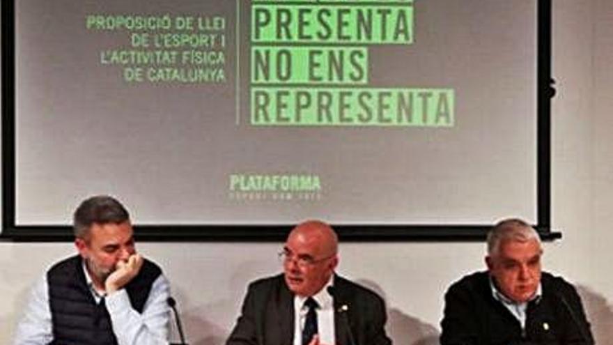 Un moment de l&#039;acte al Col·legi de Periodistes, a Barcelona