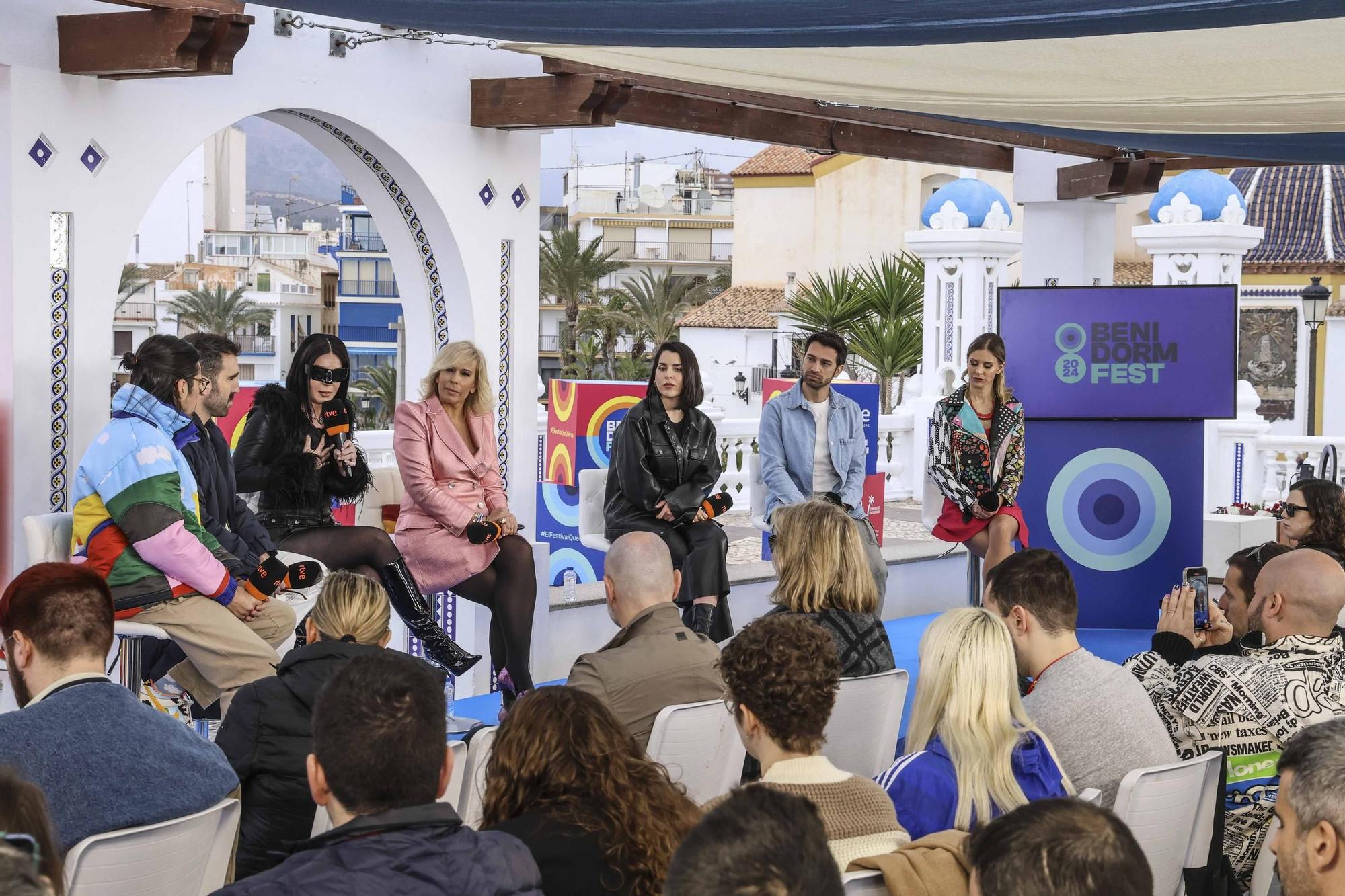 Así ha sido la rueda de prensa con los presentadores del Benidorm Fest 2024