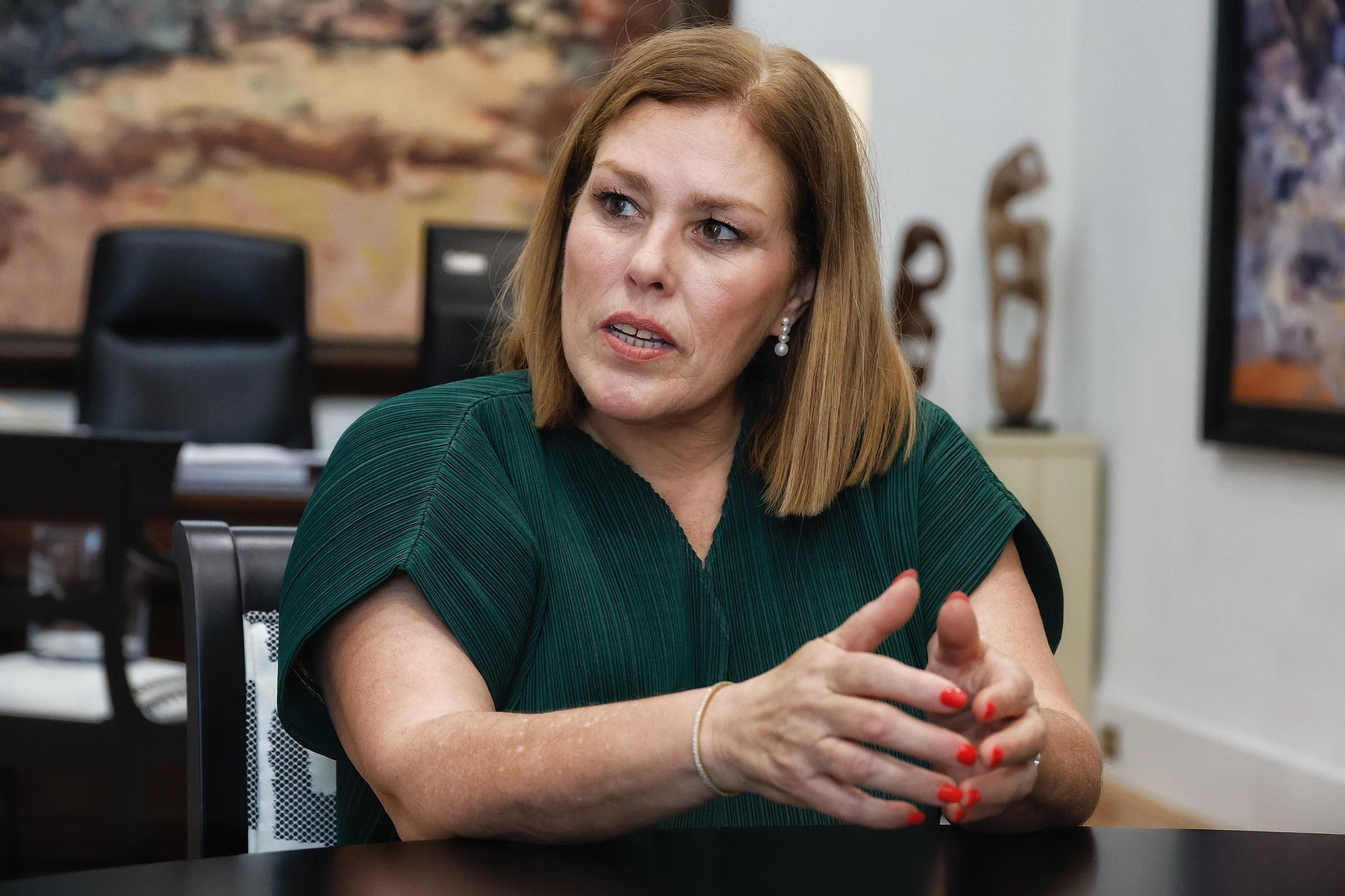 Astrid Pérez, presidenta del Parlamento de Canarias