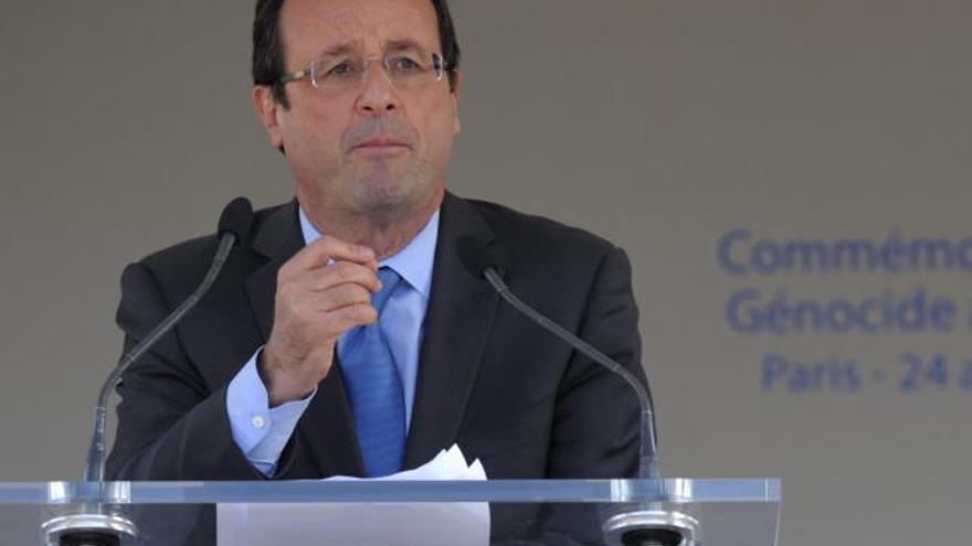 El aspirante presidencial francés Francois Hollande.