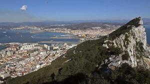 Vista de Gibraltar desde el Peñón.