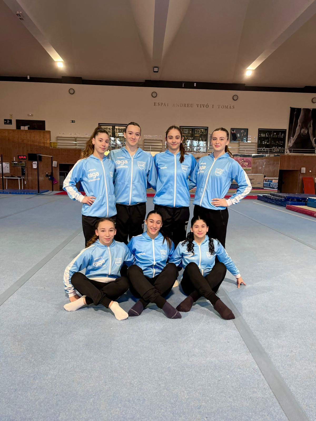 Les gimnastes de l'Egiba que competiran a Palma de Mallorca, dissabte