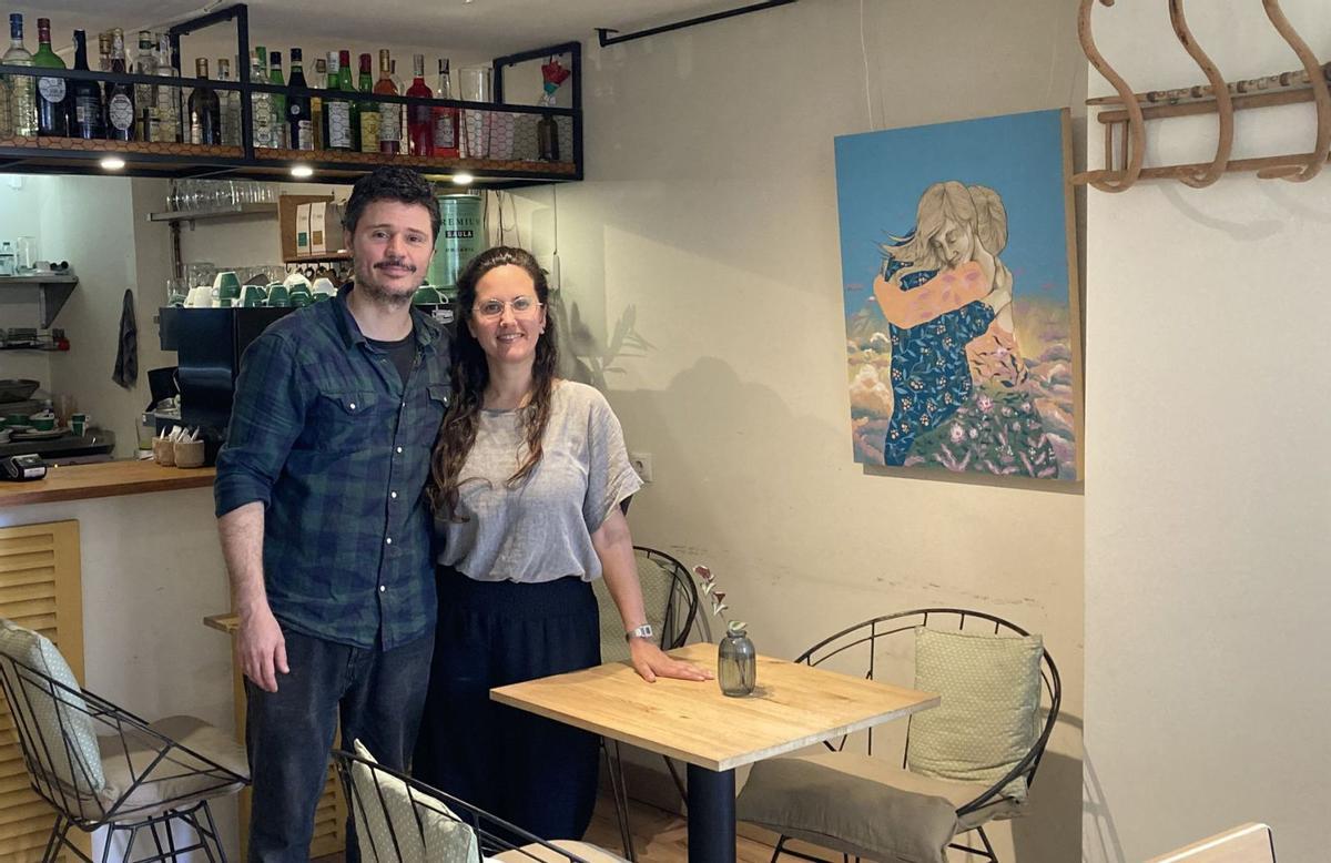 Los propietarios de Suquía Café, Pablo Moyano y Paula Ramos