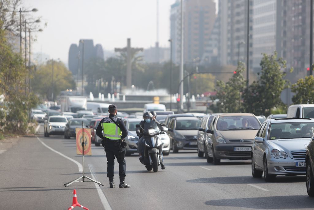 Controles en el cuarto cierre perimetral de la ciudad de València