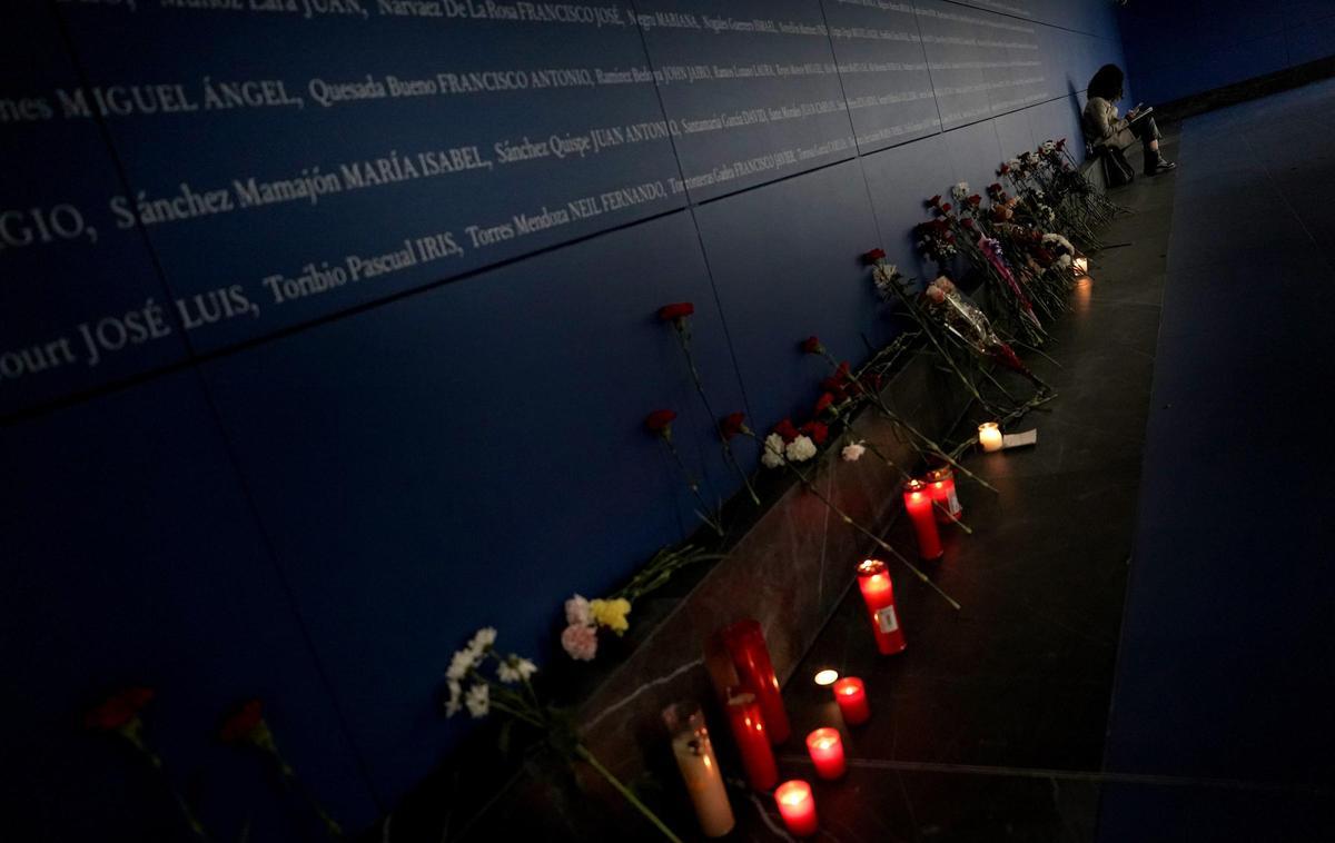 Memorial en homenaje a las víctimas del 11M en la estación de Atocha.