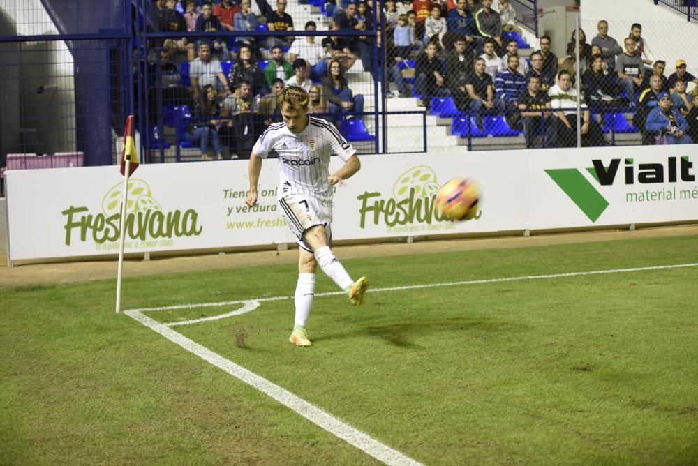 El partido entre el Murcia y el Oviedo, en imágenes