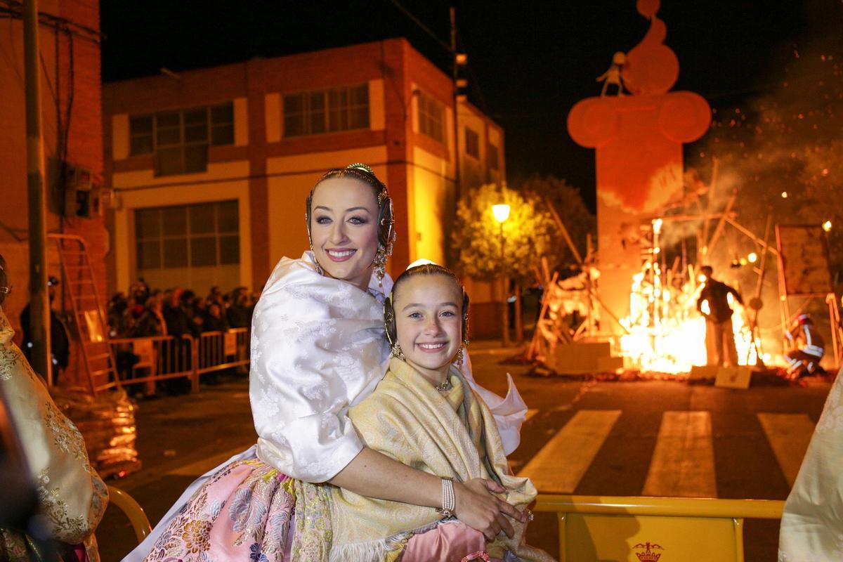 Celebración en 2018, con la cremà de una falla