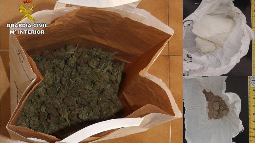 La Guardia Civil de Xàbia desmantela un punto activo de venta de droga en Pego