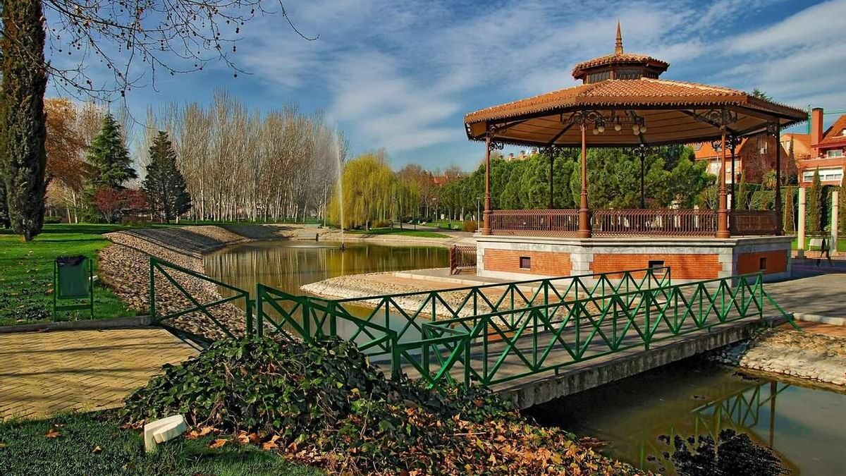 El parque de las Minas en Pozuelo de Alarcón.