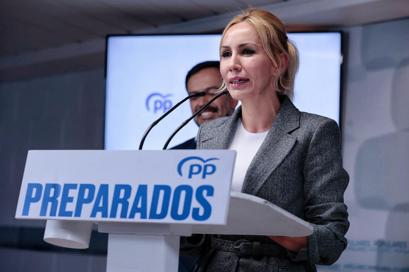 Presentación de la candidata al Parlamento como número 1, Rebeca Paniagua