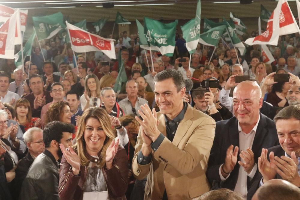 Pedro Sánchez de campaña en Córdoba