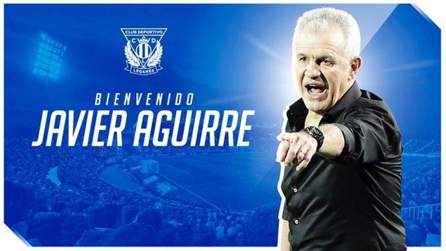 Javier Aguirre, técnico del Leganés