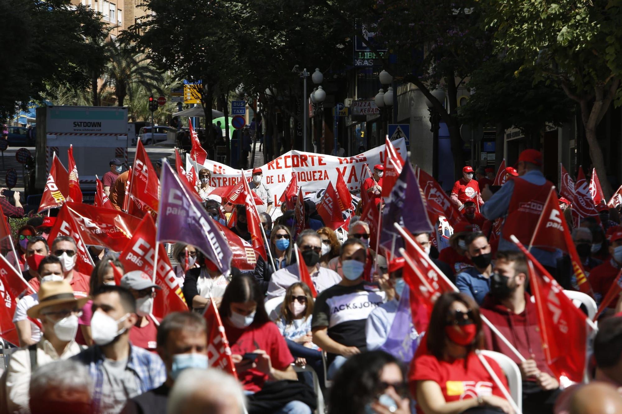 Celebración del 1 de mayo, Día de los Trabajadores, en Alicante