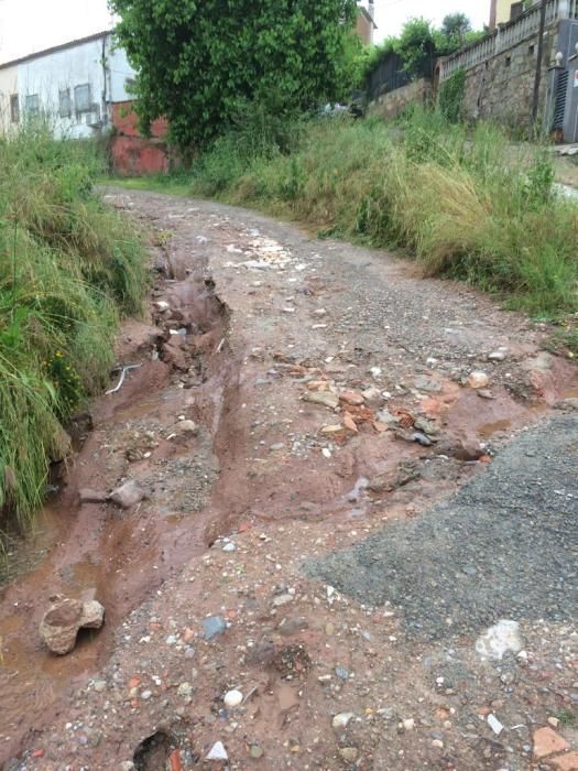 L'endemà del temporal: fotos de les destrosses en carrers i camins de Castellbell