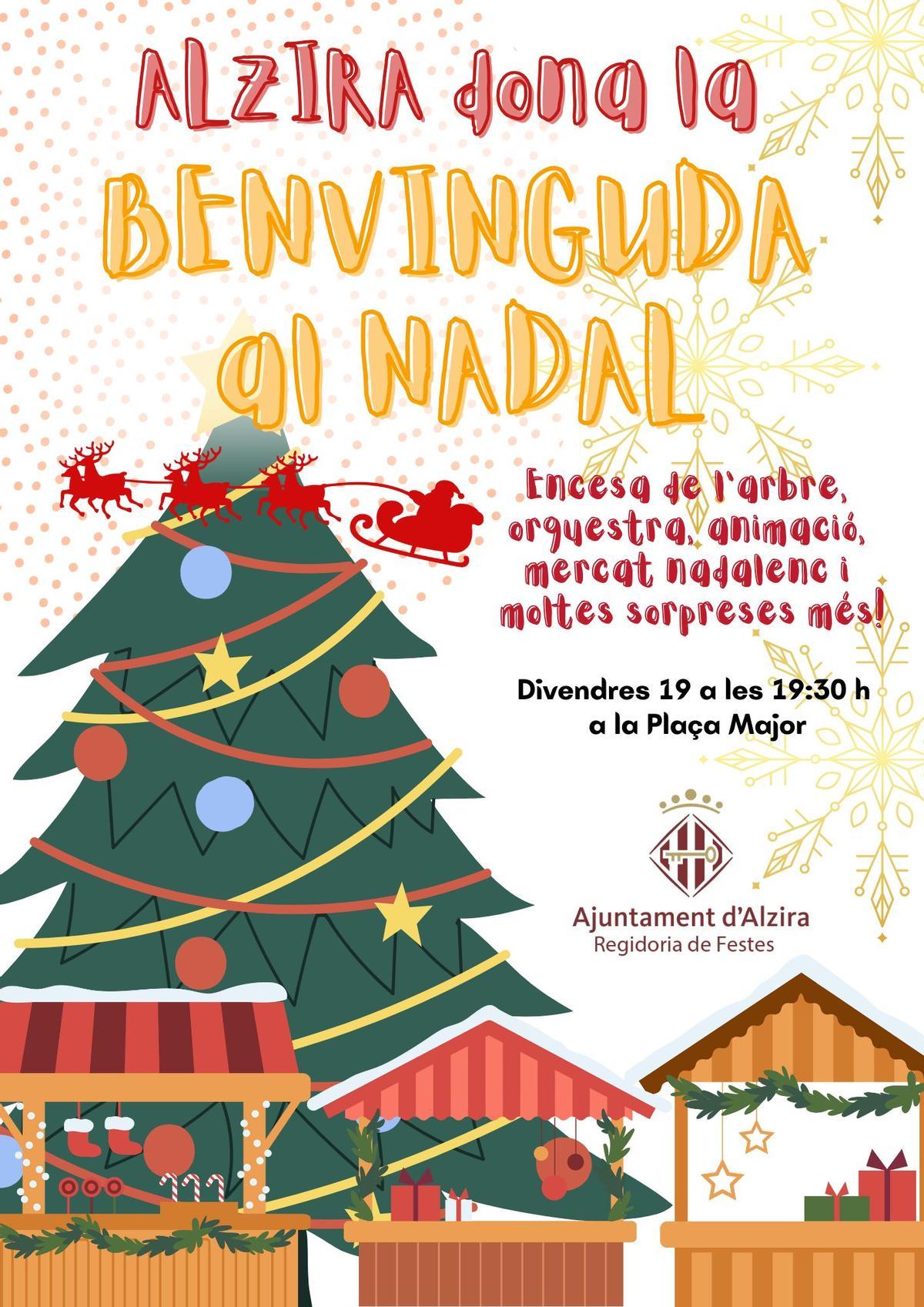 Cartell que anuncia les actes del divendres 19 de desembre.