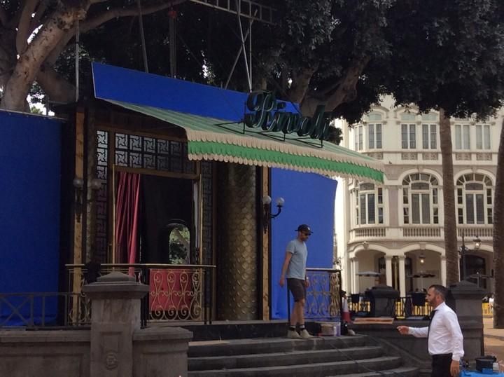 Decorados de ''Allied'' en Triana