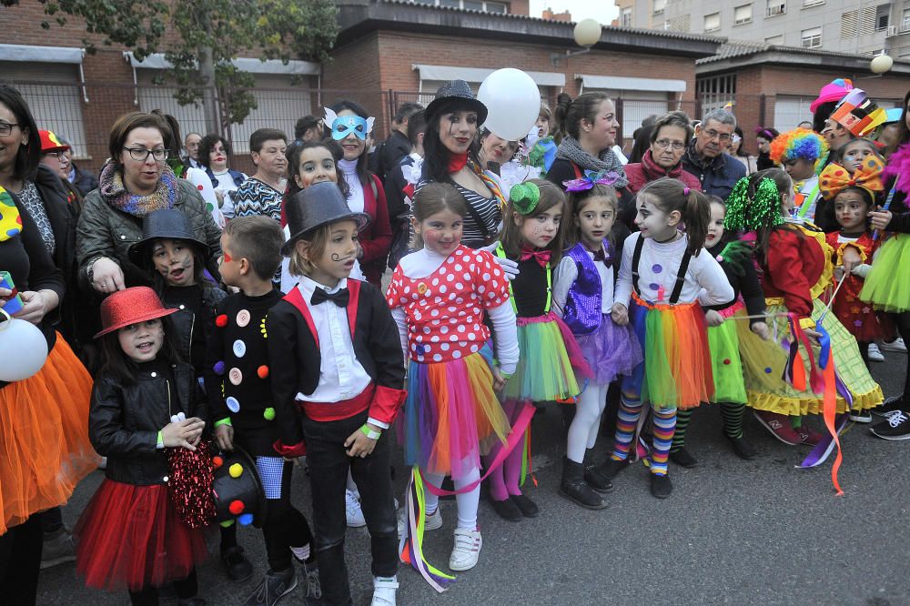 Un instante del carnaval en El Pla