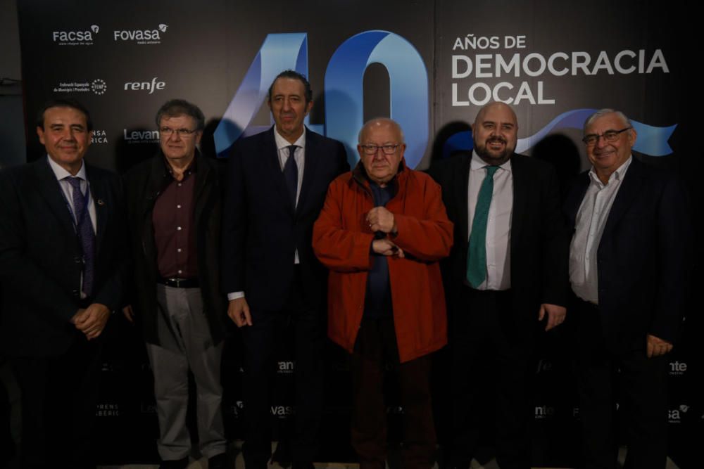 Gala de los 40 años de democracia local en Levante-EMV