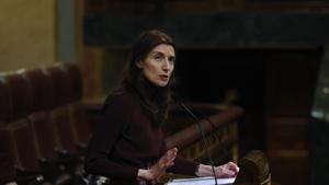 Pilar Llop, en el Congreso de los Diputados.