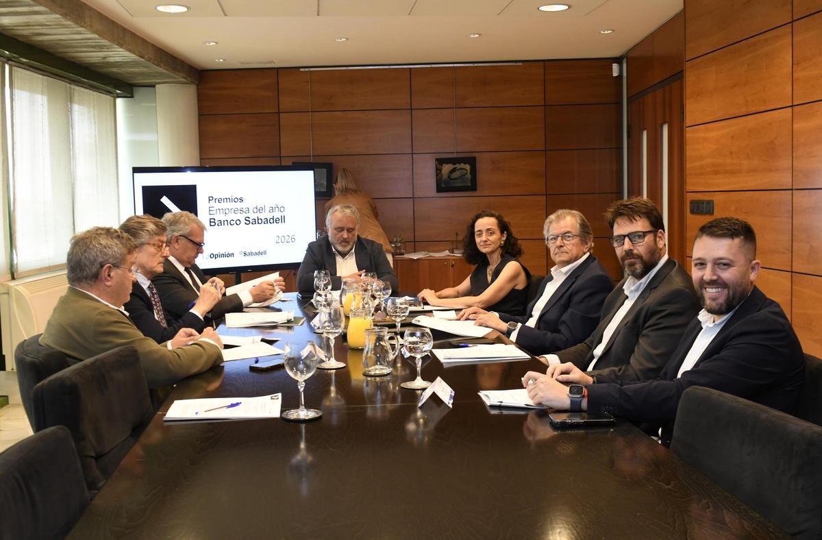 El jurado durante la deliberación.