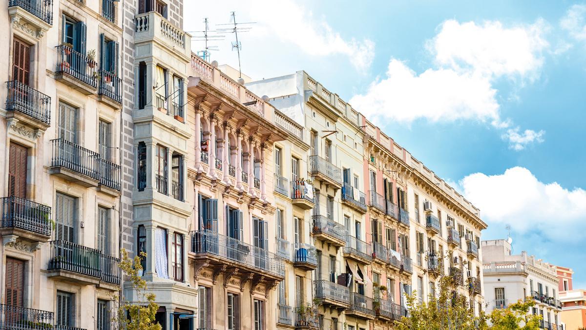 Edifici dhabitatges a Barcelona.