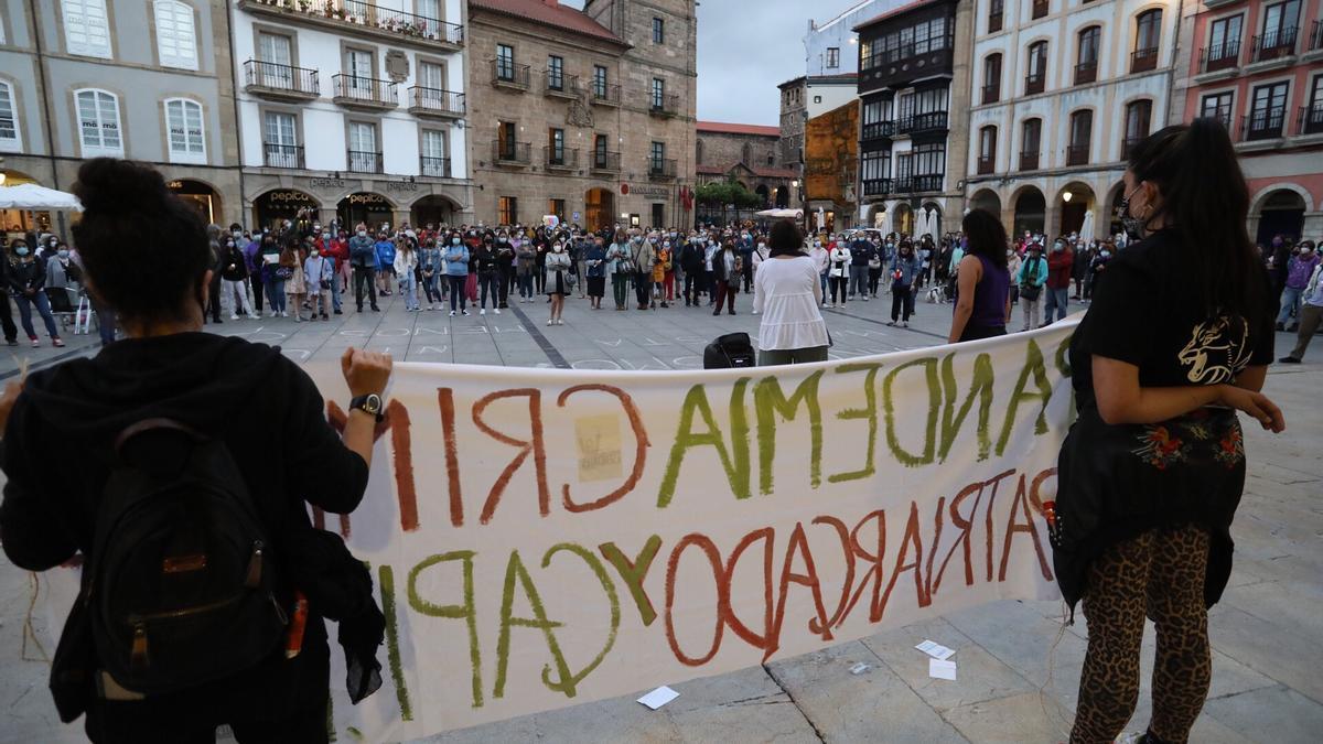 Concentración en Avilés