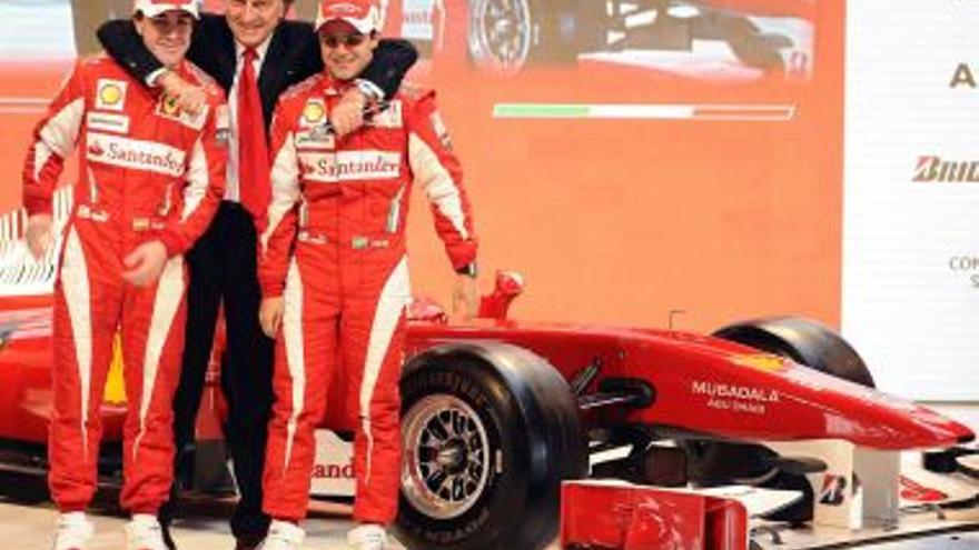 Ferrari presenta el bólido de Alonso y Massa