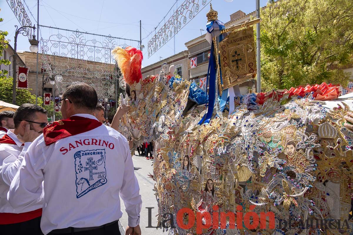 Recorrido Caballos del Vino día dos de mayo en Caravaca