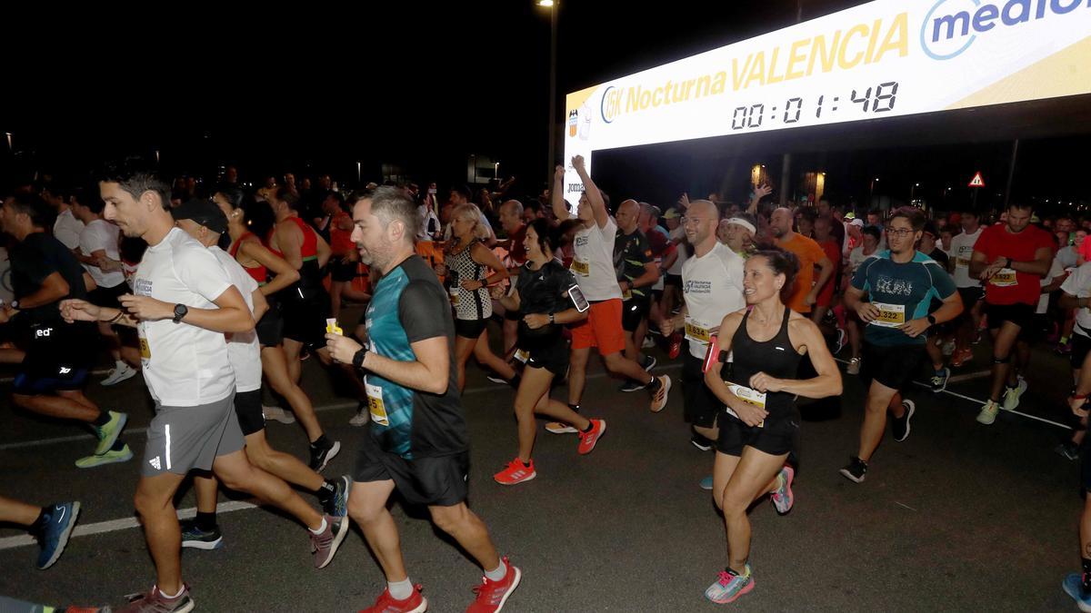 15K Nocturna Valencia: la noche se llenó de corredores en València