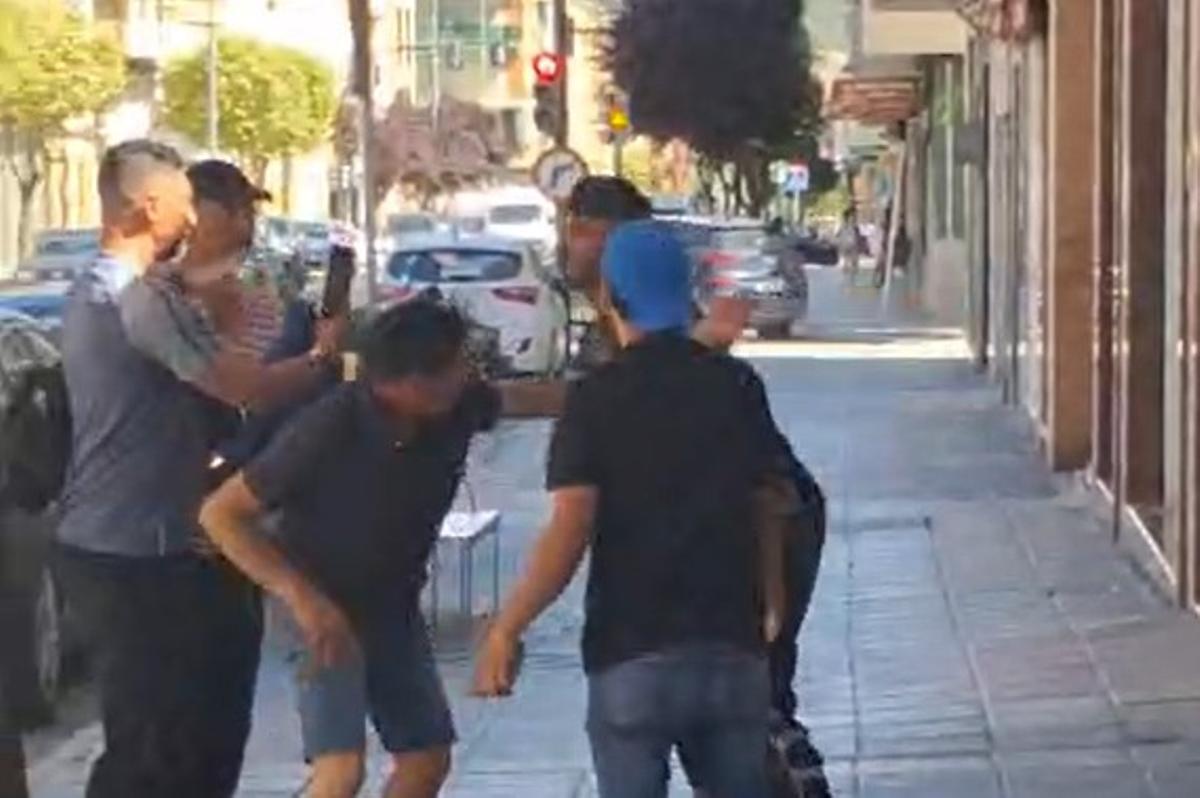 Pelea en la Gran Vía de Cieza