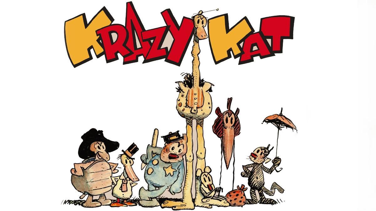 Ilustración de 'Krazy Kat', en la remozada edición de La Cúpula.