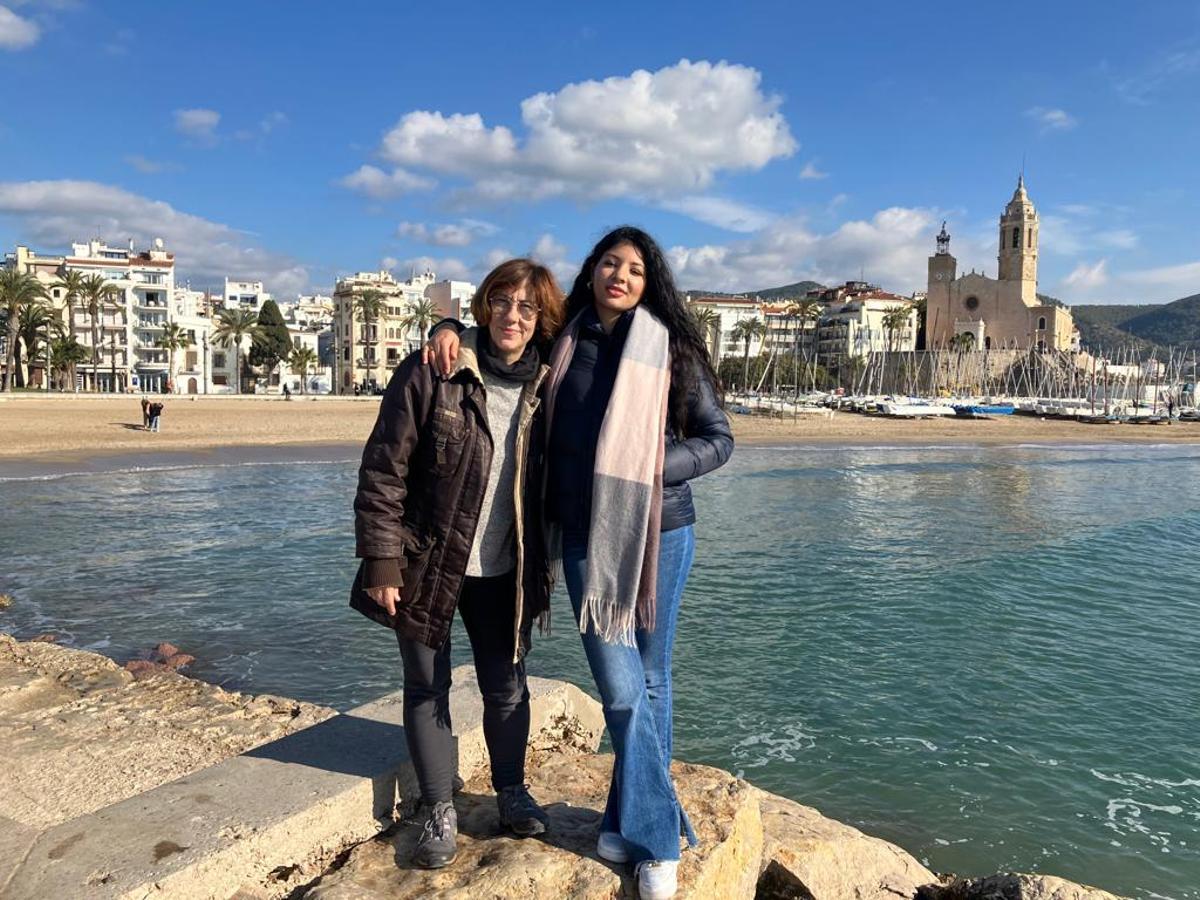 Imagen de Nada y Neus hace unos tres años cuando su relación se afianzó