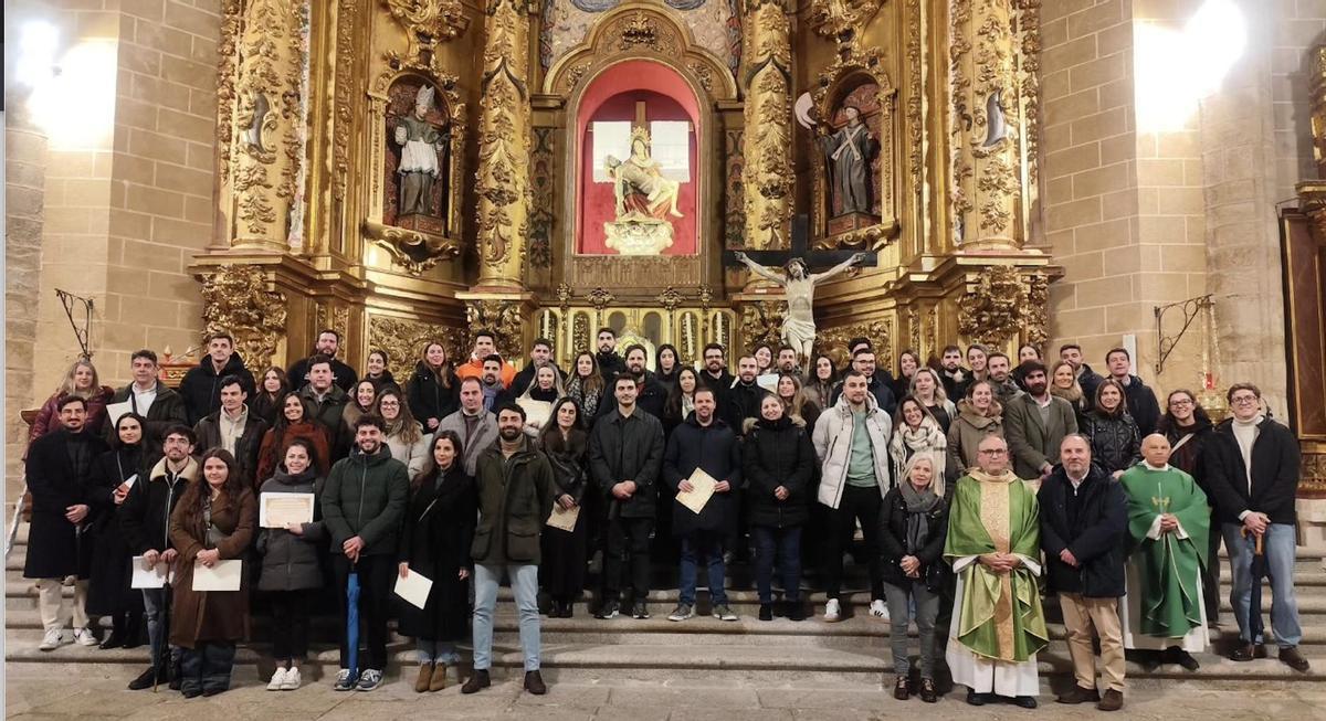 Participantes en el cursillo prematrimonial