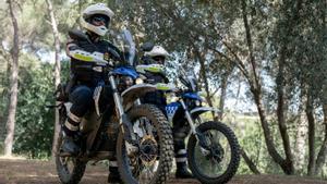 Agentes de la Guardia Urbana en moto