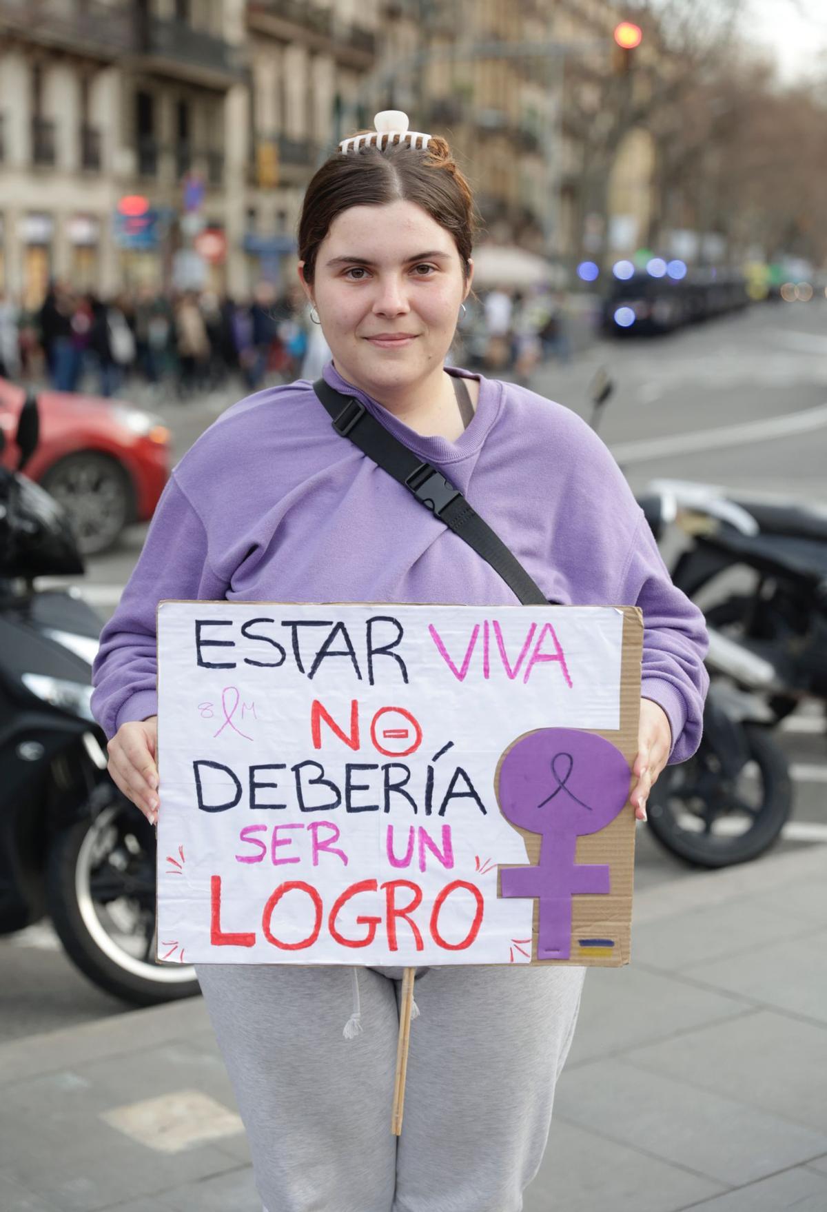 Manifestación del 8-M en Barcelona