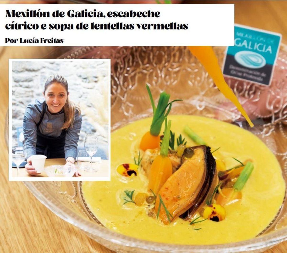 Una de las múltiples presentaciones de Mexillón de Galicia.