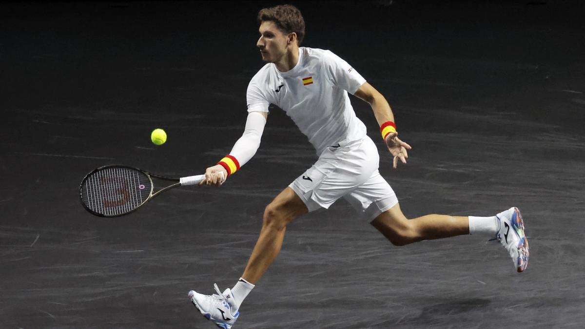 Pablo Carreño, en su partido ante Marin Cilic.