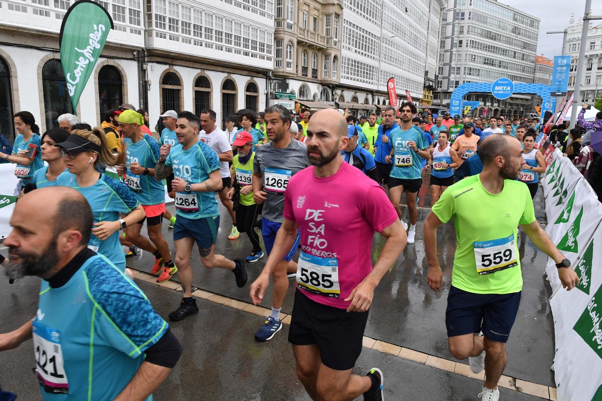 Carrera popular Coruña10: 2.186 corredores cruzaron la línea de meta