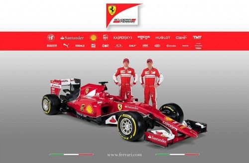 Ferrari presenta el monoplaza que pilotarán Raikkonen y Vettel