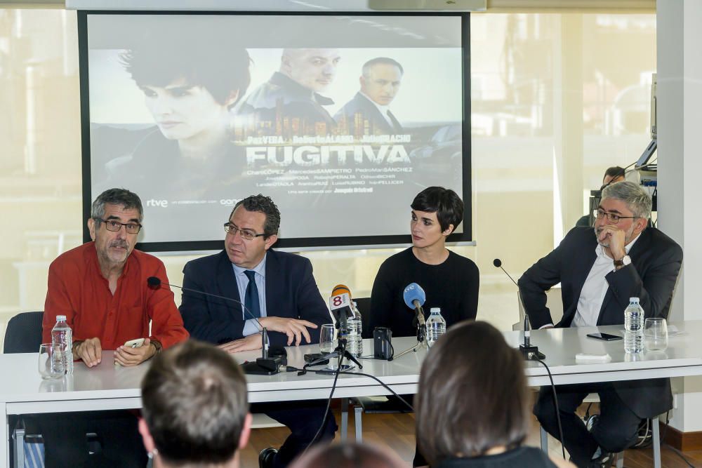 Presentación de la serie de TVE «Fugitiva» en Benidorm con Paz Vega