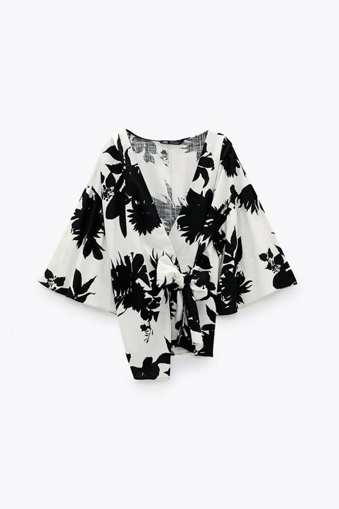 Cuerpo estampado con detalle de lazo