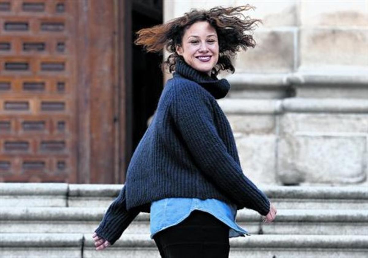 De rodatge en rodatge 8 Aida Folch, a Madrid, dimarts passat.