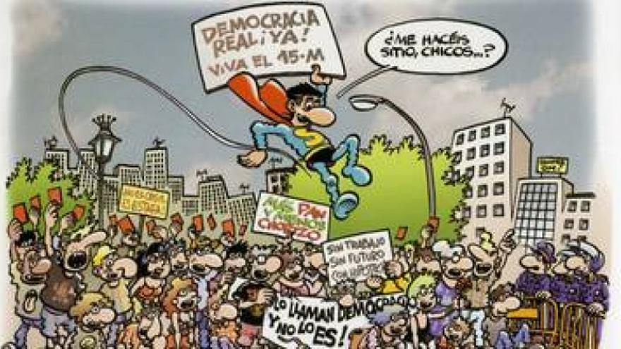 Los cómics se ‘indignan’ y toman el pulso al movimiento del 15-M